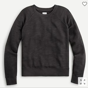 J. Crew Vintage Cotton Terry Crewneck Pullover